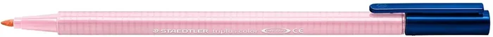 Staedtler Triplus Color 323 Rotulador de Punta Fina – Trazo 1mm Aprox – Tinta Base de Agua – Color Rosa Claro (10 uds)