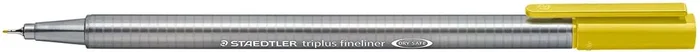Staedtler Triplus Fineliner 334 Rotulador de Punta Fina – Trazo de 0.3mm – Tinta Base de Agua – Color Mostaza (10 uds)