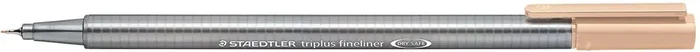 Staedtler Triplus Fineliner 334 Rotulador de Punta Fina – Trazo de 0.3mm – Tinta Base de Agua – Color Arena (10 uds)