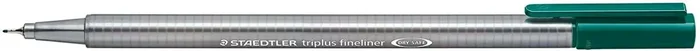 Staedtler Triplus Fineliner 334 Rotulador de Punta Fina – Trazo de 0.3mm – Tinta Base de Agua – Color Azul Indigo (10 uds)