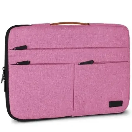 Subblim Funda Air Padding 360 – 380x275x30 mm – Protección 360º – Múltiples bolsillos – Resistente y duradera – Color Rosa