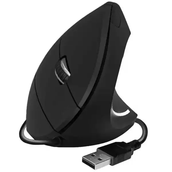 Subblim Glide Vertical Ergo Raton Vertical USB 1600dpi – 5 Botones – Uso Diestro – Color Negro