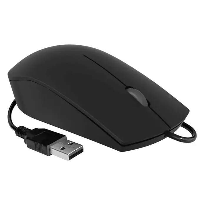 Subblim Raton Business con Cable – Diseño Ultradelgado y Ergonomico – Tecnologia Silent Click – Color Negro Mate