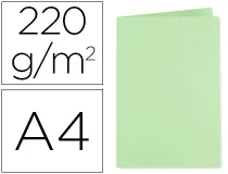Subcarpeta Cartulina Exacompta Din A4 Verde 220 Gr 410004e