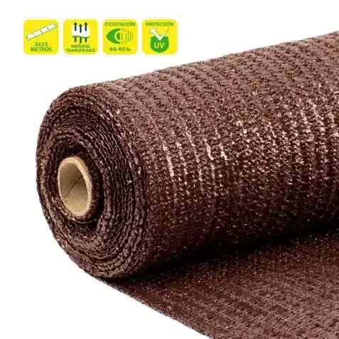 Sungarden Malla de Sombreo 2x25m – Color Marron