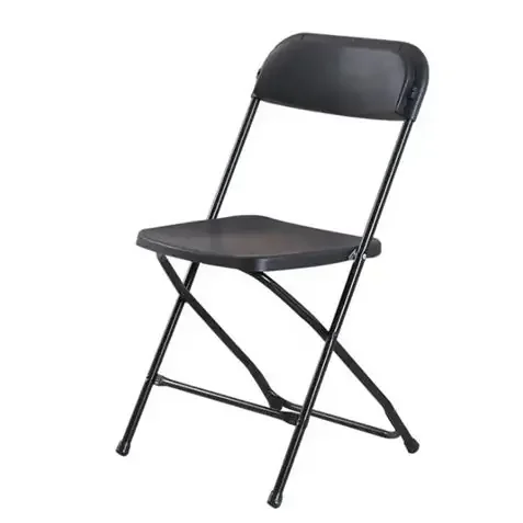 Sungarden Silla Resina Plegable 80x50x45cm – Color Negro