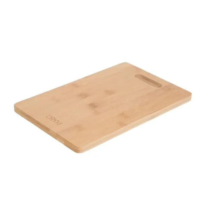Tabla Cortar Cocina Fabricada En Madera De Bambú 100% Con Asa 30×20 Cortar, Carne Pescado, Verduras, Frutas, Alimentos
