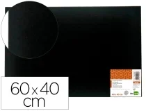 Tablero de anuncios Liderpapel fieltro color negro 40×60 cm 160058