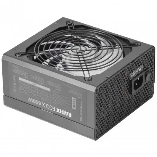 Tacens Radix ECO X 650 Fuente de Alimentacion 650W ATX – PFC Activo – Ventilador 140mm