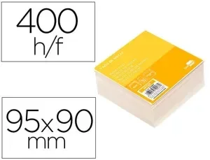 TACO LIDERPAPEL SIN ENCOLAR 95X90 X 40MM BLANCO 80GR