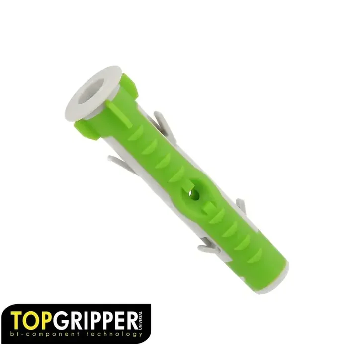 Taco Topgripper Bimaterial Diámetro 5 mm. (Caja 200 unidades) Taco Anclaje Universal, Taco Hormigón, Taco Pladur, Taco Ladrillo