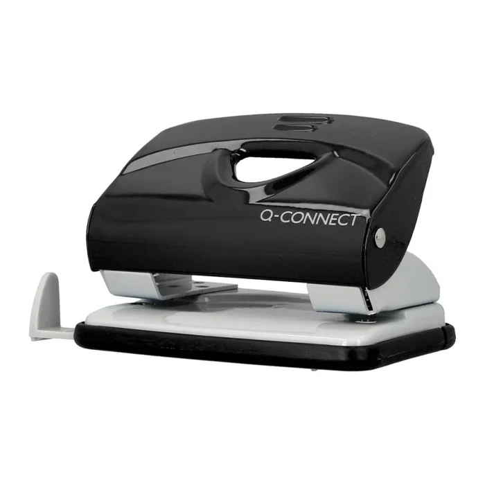Taladrador q-connect kf14217 negro abertura 2 mm capacidad 20 hojas