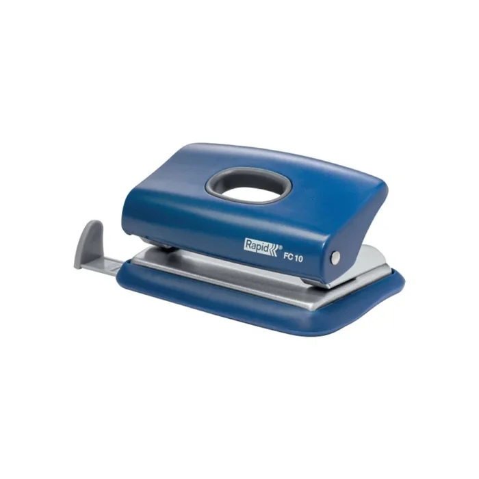 Taladrador rapid fc10 plastico color azul capacidad 10 hojas