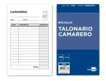Talonario Liderpapel Camarero Bolsillo Original T150 23337