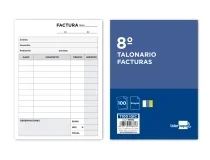 Talonario Liderpapel Facturas 8º Original T100 Con I. G. I. C.99882