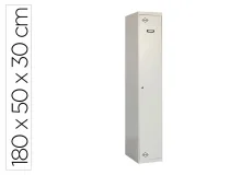 Taquilla De Metal Simonrack 1 Puerta Con Cerradura Montada Respiradero Y Etiquetero 90133w1130 , Gris Gris