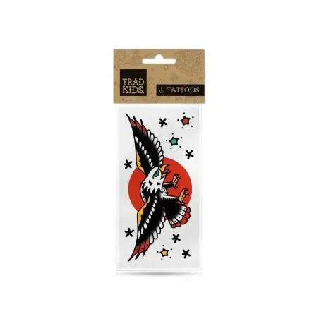 Tatuaje Temporal con tintes vegetales ÁGUILA – TRADITIONAL KIDS