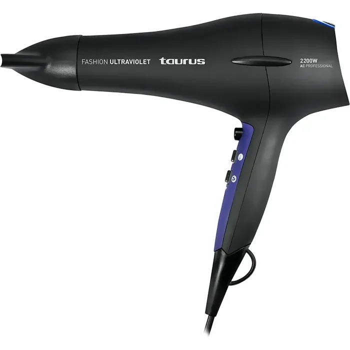Taurus Fashion Ultraviolet Secador de pelo 2200 W, 2 velocidades, 3 temperaturas
