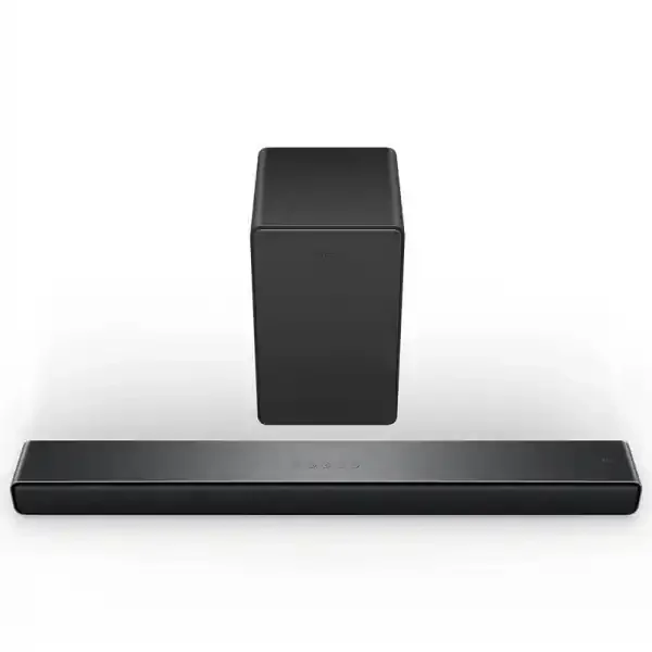 TCL P733WE Barra de Sonido con Subwoofer Inalambrico 110W – Salida de Audio 3.1 Canales – Bluetooth 5.2, 3D Sound, DTS Virtual X, Dolby Digital Plus – Color Negro