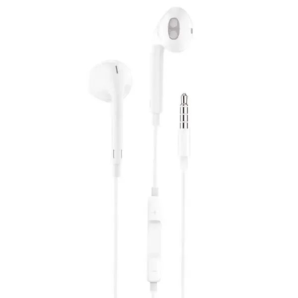 TechOneTech Ear Tech Auriculares Intraurales – Microfono Integrado – Mini Jack 3.5mm – Asistente Voz – Cable de 1.20m