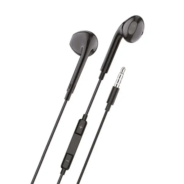 TechOneTech Ear Tech Auriculares Intraurales – Microfono Integrado – Mini Jack 3.5mm – Asistente Voz – Cable de 1.20m