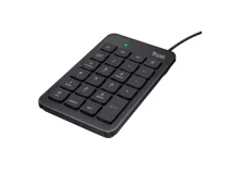 Teclado numerico Trust xalas numpad con cable longitud 145 cm usb 2.0 22221
