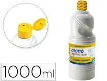 Tempera Liquida Giotto Escolar Lavable 1000 Ml Blanco F535501