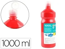 Tempera Liquida Liderpapel Escolar 1000 Ml Rojo 59217