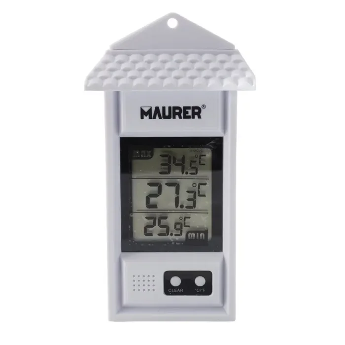 Termómetro Digital Interiores / Exteriores Con Indicador De Temperatura Máxima y Mínima