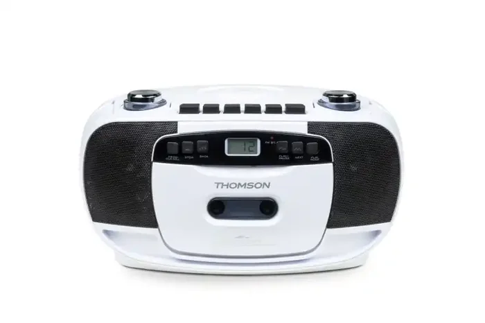 Thomson RK201CD Radio CD con Casete – Color Blanco