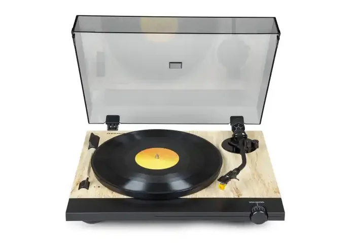 Thomson TT702 Giradiscos Preamplificado Premium – Conexion RCA – Color Madera/Aluminio