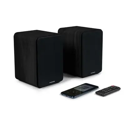 Thomson WS600DUO Altavoces de Estanteria – Potencia Musical 100W – Color Negro