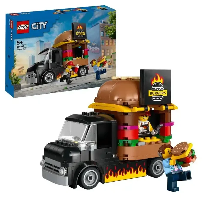 Tienda de juguetes Camión Hamburguesería LEGO City Great Vehicles 60404 contiene 194 piezas – edad apartir de 5+ años