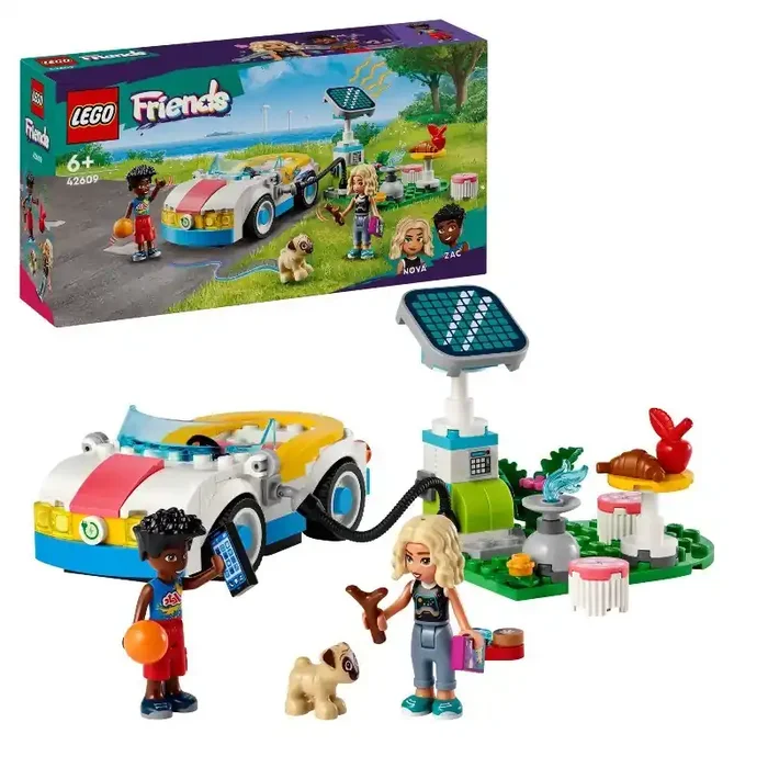 Tienda de juguetes Coche Eléctrico y Cargador LEGO Friends 42609 contiene 170 piezas – edad apartir de 6+ años