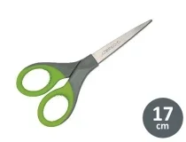 Tijera Qconnect Mango Caucho 7 17 Cm Blister Kf03986