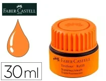 Tinta Rotulador Faber-castell Textliner Fluorescente 1549 Con Sistema Capilar Color Naranja 154915 , Naranja Fluor