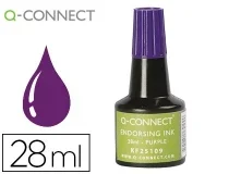 Tinta Tampon Qconnect Violeta Bote 28 Ml Kf25109