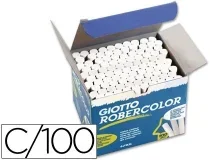 Tiza Blanca Antipolvo Robercolor Caja De 100 Unidades F538800