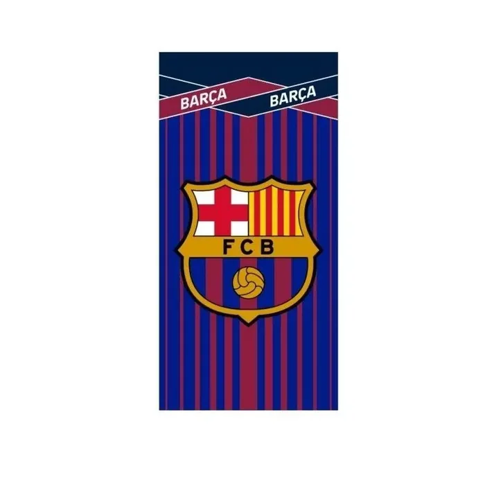 Toalla Playa Fútbol Club Barcelona 70×140 cm producto oficial, microfibra