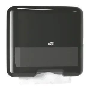 TOALLERO TORK MINI PARA TOALLA PLEGADA EN V PLASTICO NEGRO