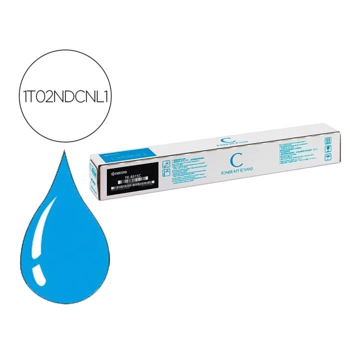 Toner kyocera tk-8515c cyan para taskalfa 5052ci / 6052ci (1t02ndcnl0)