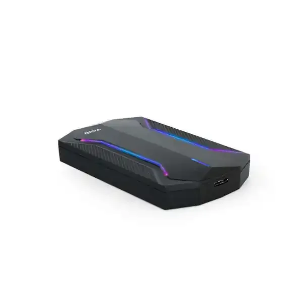 Tooq Caja Externa Gaming para Discos de 2,5? HDD/SSD – Color Negro