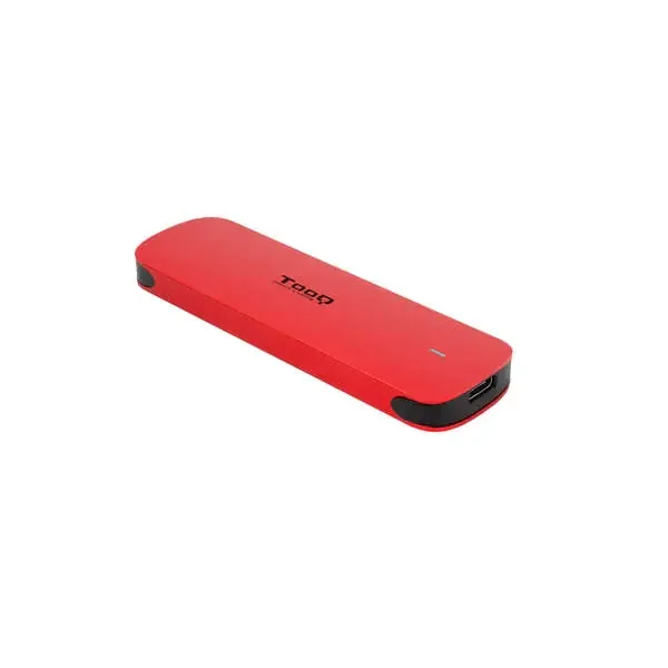 Tooq Caja Externa M.2 NVME USB3.1 Gen2 Aluminio – Color Rojo