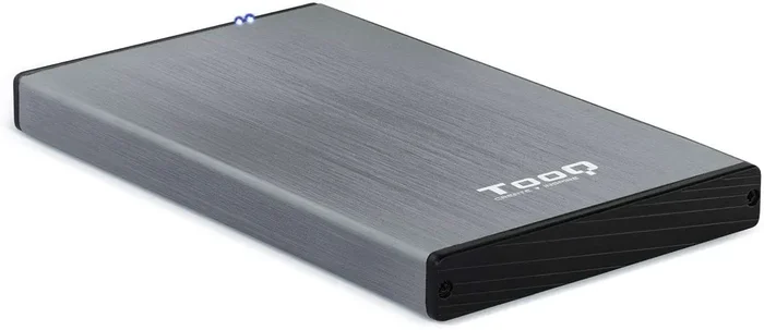 Tooq Carcasa Externa HDD/SDD 2.5″ hasta 9,5mm SATA USB 3.0 – Color Gris