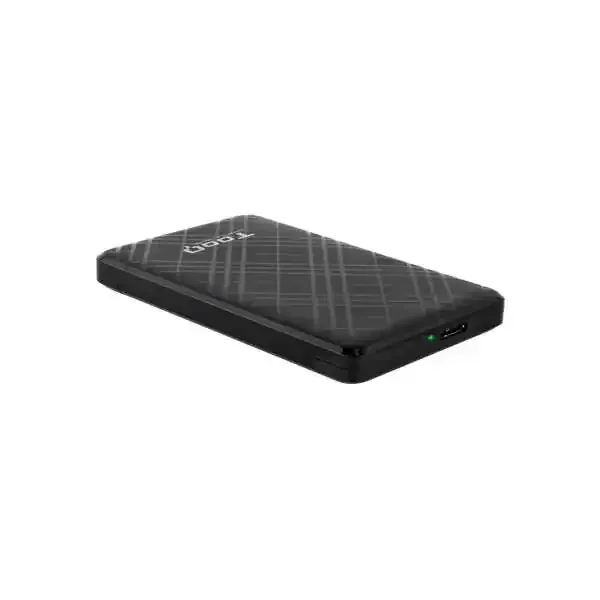 Tooq Carcasa Externa HDD/SSD 2.5″ USB 3.0/3.1 Gen 1 – SATA I, II y III – Cable USB3.0 Tipo Micro-B a USB3.0 Tipo A