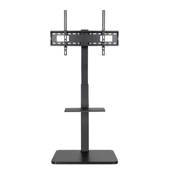 Tooq Moon Soporte de Suelo con Regulación de Altura para Pantallas 37″-75″ – Color Negro