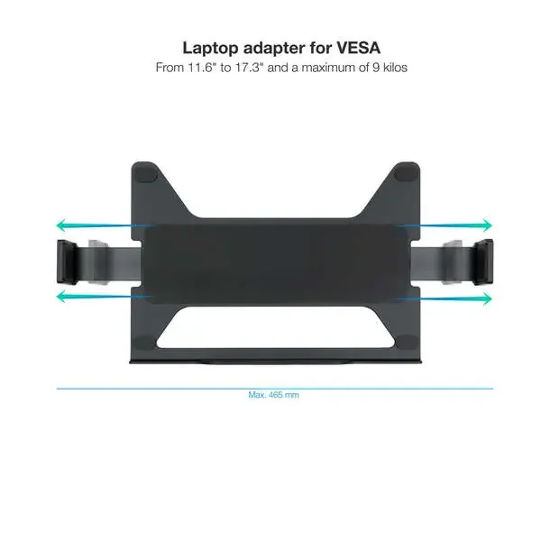 Tooq Soporte/Adaptador de Portátil Para Vesa – Color Negro