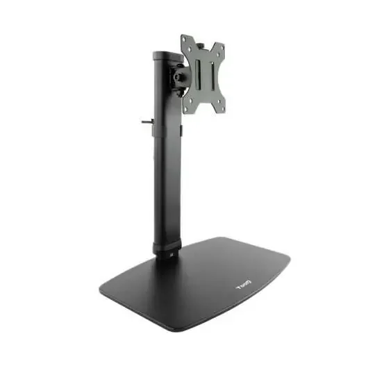 Tooq Soporte de Mesa para Monitor de 17″-27″ – Gestion de Cables – Peso Max 6Kg – VESA 100X100mm – Color Negro