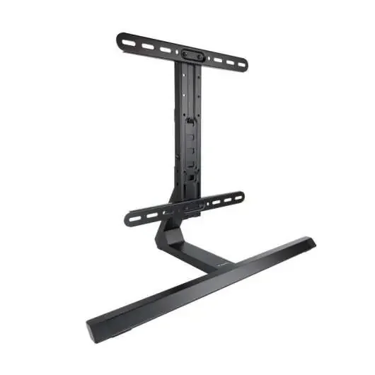 Tooq Soporte de Mesa para TV de 32″-65″ – Gestion de Cables – Peso Max 40Kg – VESA 400X400mm – Fabricado en Aluminio – Color Negro