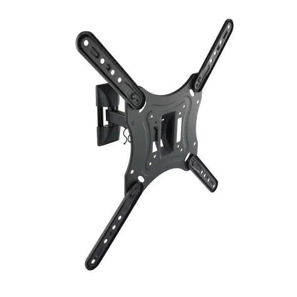 Tooq Soporte de Pared con Brazo para TV de 23″-55″ – Giratorio e Inclinable – Gestion de Cables – Peso Max 30kg – VESA 400x400mm – Color Negro